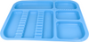 Plastic dental tray 34x24,5x2 cm (autoclavable) - blue