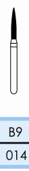 Diamond burs for FG handpiece swiss type B9 (3 pcs.)