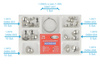 Sectional contoured metal matrices + clamp - 50 pcs set 0,035mm hard - TOR VM