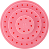 Plastic round HP bur box (for 48 burs/cutters) - pink