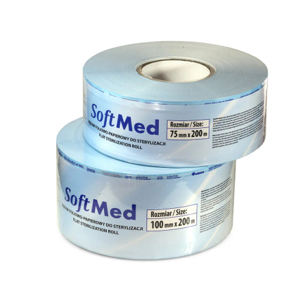 Sterilization sleeve on a roll 200m x 250 mm - SoftMed