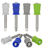 Dual-use cup prophy polisher and brush hard, blue (10 pcs.)