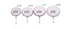 Mouth mirrors plain size 5 (24mm) - 12 pcs box 