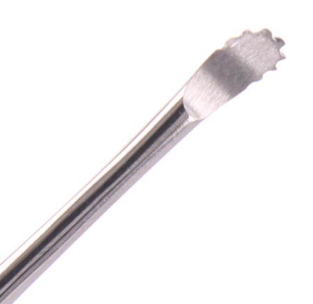 Łyżeczka ząbkowana - upychadło ząbkowane, rozmiar 2 mm