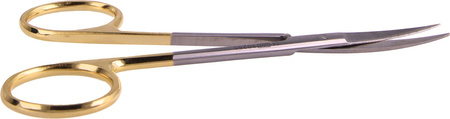 Iris scissors with TC, curved - 11.5 cm