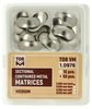 Sectional contoured metal matrices (50 pcs box) medium 0.050mm hard - TOR VM