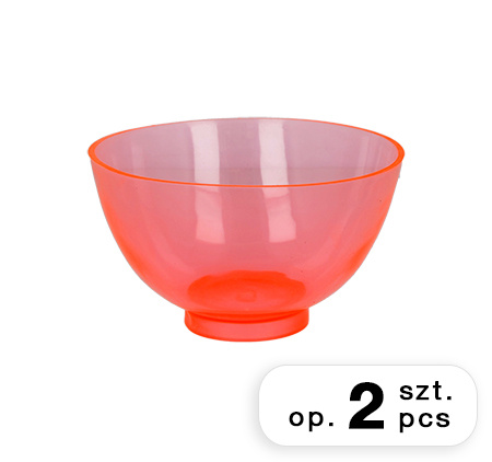 Alginate and gypsum flexible bowl 11,5cm red (2 pcs. packing)