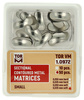 Sectional contoured metal matrices (50 pcs box) small 0.035mm soft - TOR VM