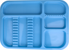 Plastic dental tray 34x24,5x2 cm (autoclavable) - blue