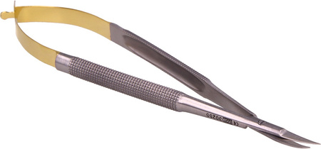 Wescott scissors with TC, curved - 14,5 cm