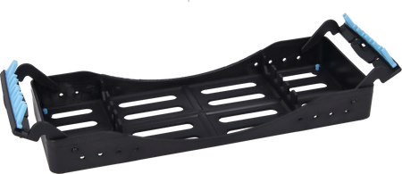 Instrument sterilization cassette - 5 slots - black