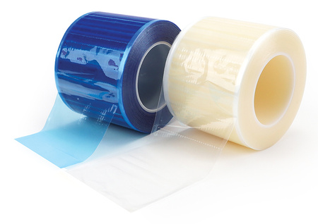 Adhesive barrier film, 10x15 cm, 1200 sheets, blue