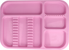 Tacka stomatologiczna 34x24,5x2 cm (plastikowa, autoklawowalna) - różowa